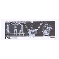 Cody Bellinger Los Angeles Dodgers non signé 14" x 4,25" 2019 MVP toile non signée - Hobrecht Sports Art