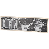 Cody Bellinger Los Angeles Dodgers non signé 24" x 7,75" 24" x 7,75" 2019 MVP Wood Print - Hobrecht Sports Art