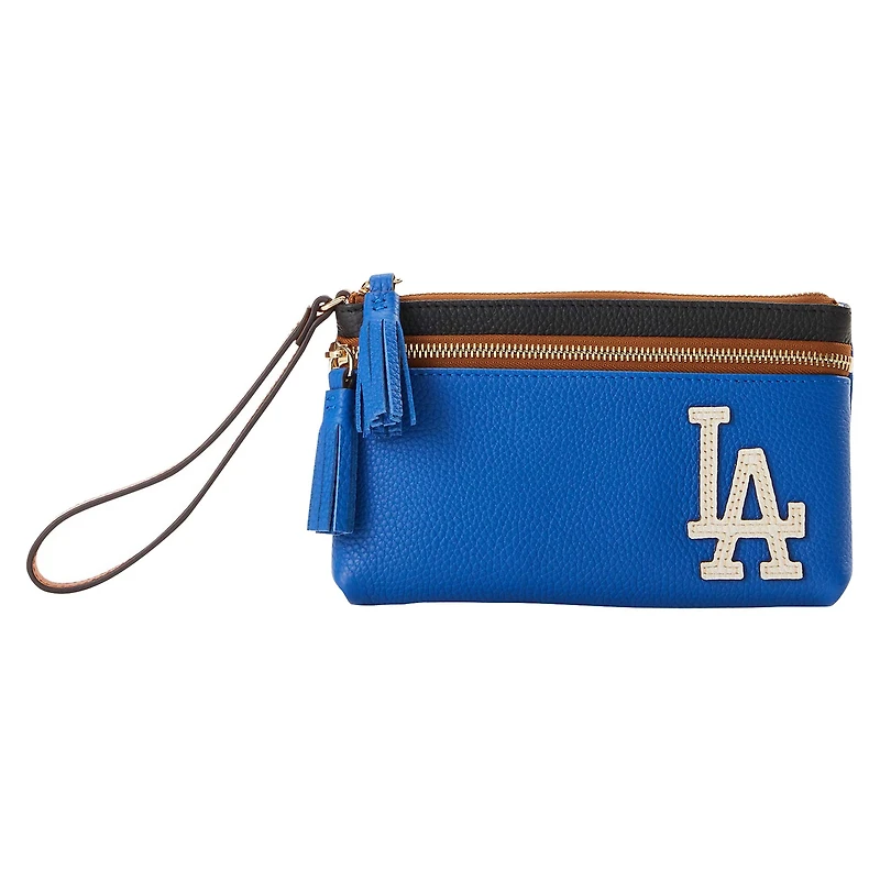 Dooney & Bourke Los Angeles Dodgers Infield Poignet à double fermeture éclair