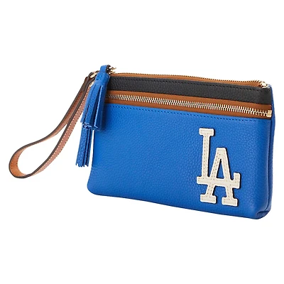 Dooney & Bourke Los Angeles Dodgers Infield Poignet à double fermeture éclair