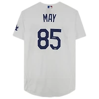 Dustin May Los Angeles Dodgers Autographed White Nike Authentic Jersey