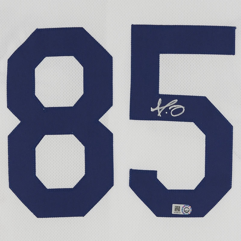 Dustin May Los Angeles Dodgers Autographed White Nike Authentic Jersey