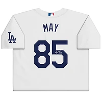 Dustin May Los Angeles Dodgers Autographed White Nike Authentic Jersey