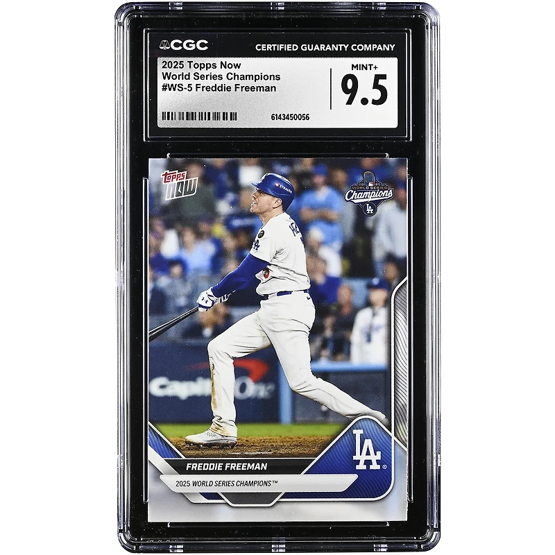 Carte Freddie Freeman des Dodgers de Los Angeles 2025 Topps Now '25 Champions des Séries mondiales #WS-5
