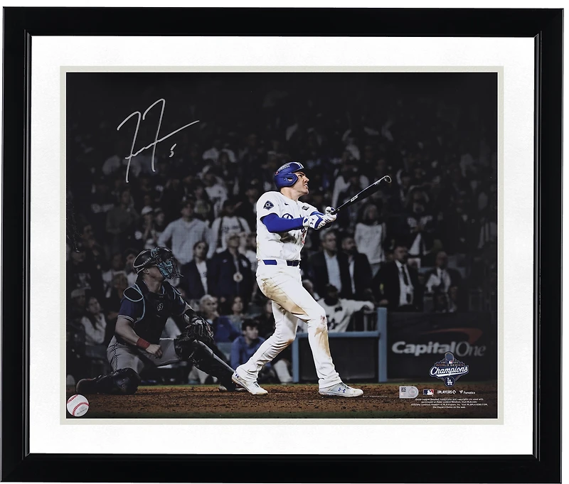 Photo dédicacée de Freddie Freeman (Los Angeles Dodgers) - 40,6 x 50,8 cm - Coup de circuit victorieux lors du match 3 des Séries mondiales 2025