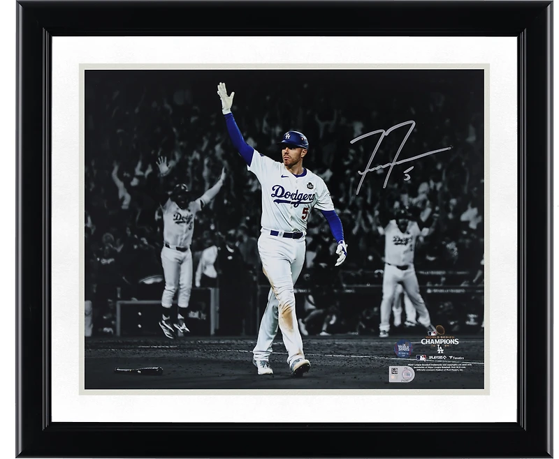 Freddie Freeman Los Angeles Dodgers Autographed 2024 World Series Champions 11" x 14" Photograph