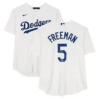 Freddie Freeman Los Angeles Dodgers Autographed 2024 World Series Champions White Nike Replica Jersey