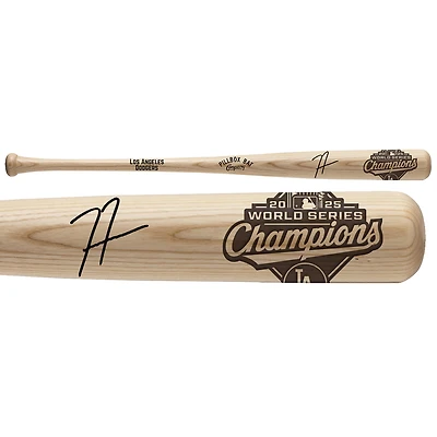 Freddie Freeman Los Angeles Dodgers Autographed 2025 World Series Champions Pillbox Bat Company Bat 