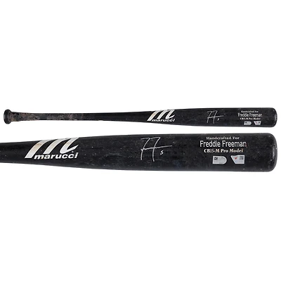 Freddie Freeman Los Angeles Dodgers Autographed Game-Used Black Marucci Bat from the 2025 MLB Season - NF70453624