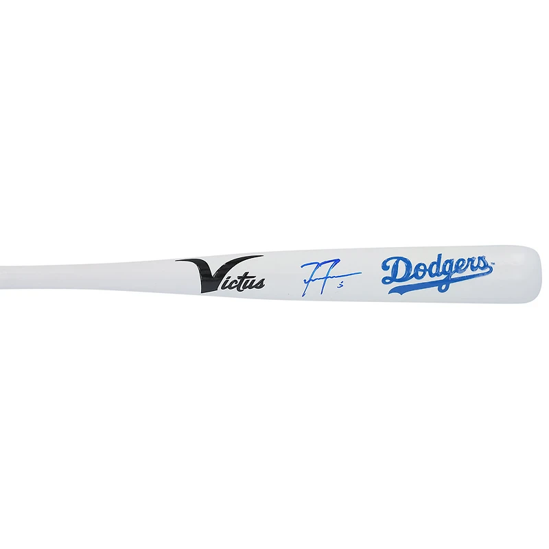 Bâton miniature Victus autographié par Freddie Freeman des Dodgers de Los Angeles (identification de l'équipe).