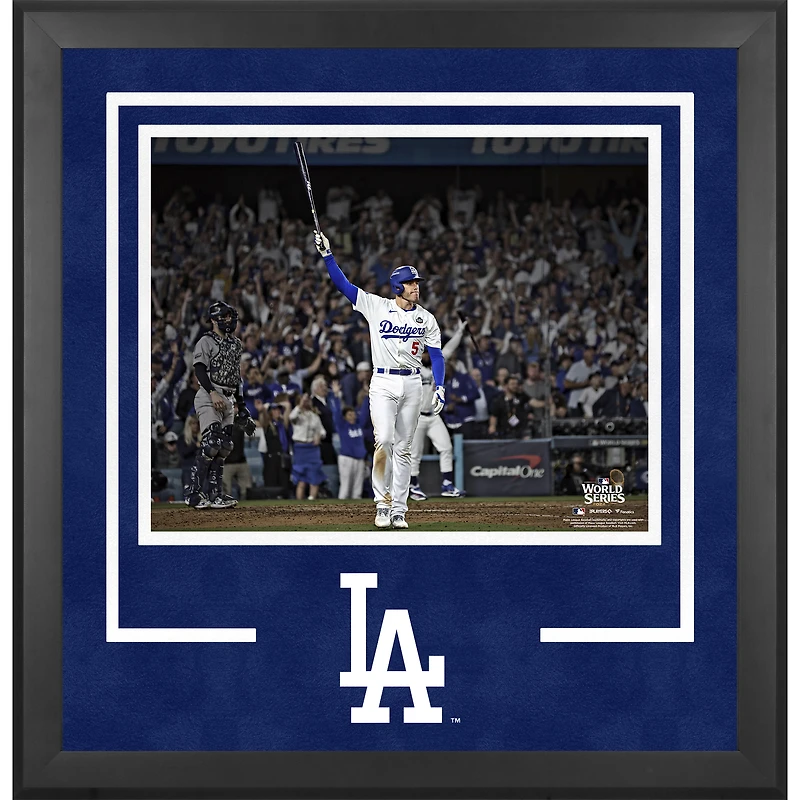 Freddie Freeman Los Angeles Dodgers Deluxe Framed 16" x 20" 2024 World Series Game 1 Game-Winning Walk off Grand Slam Photograph