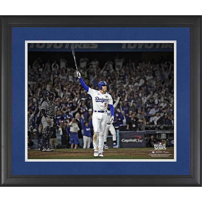 Freddie Freeman Los Angeles Dodgers Framed 16" x 20" 2024 World Series Game 1 Game-Winning Walk off Grand Slam Photograph