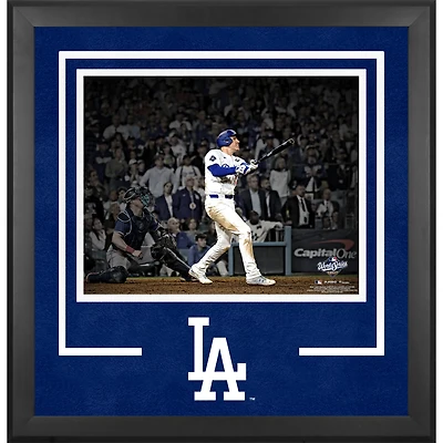 Freddie Freeman Los Angeles Dodgers Unsigned Deluxe Framed 16" x 20" 2025 World Series Game 3 Walk-Off Home Run Spotlight Photograph