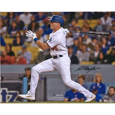 Gavin Lux Los Angeles Dodgers Autographed 16" x 20" 2019 NLDS Game 1 Pinch-Hit Home Run Photograph