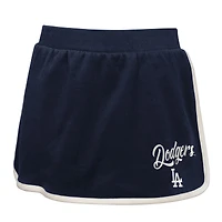 Girls Youth Navy Los Angeles Dodgers Base Trainer Johnny Polo and Skort Set