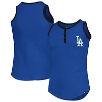 NWE DODGRS BLUE Junior GIRLS HENLEY TANK TANYTHGRL