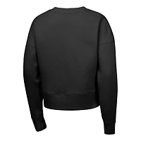Sweat-shirt en molleton noir Nike pour filles des Los Angeles Dodgers