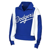 Girls Youth Outerstuff  Royal Los Angeles Dodgers Tech Curve Ball Sweatshirt