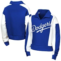 Girls Youth Outerstuff  Royal Los Angeles Dodgers Tech Curve Ball Sweatshirt