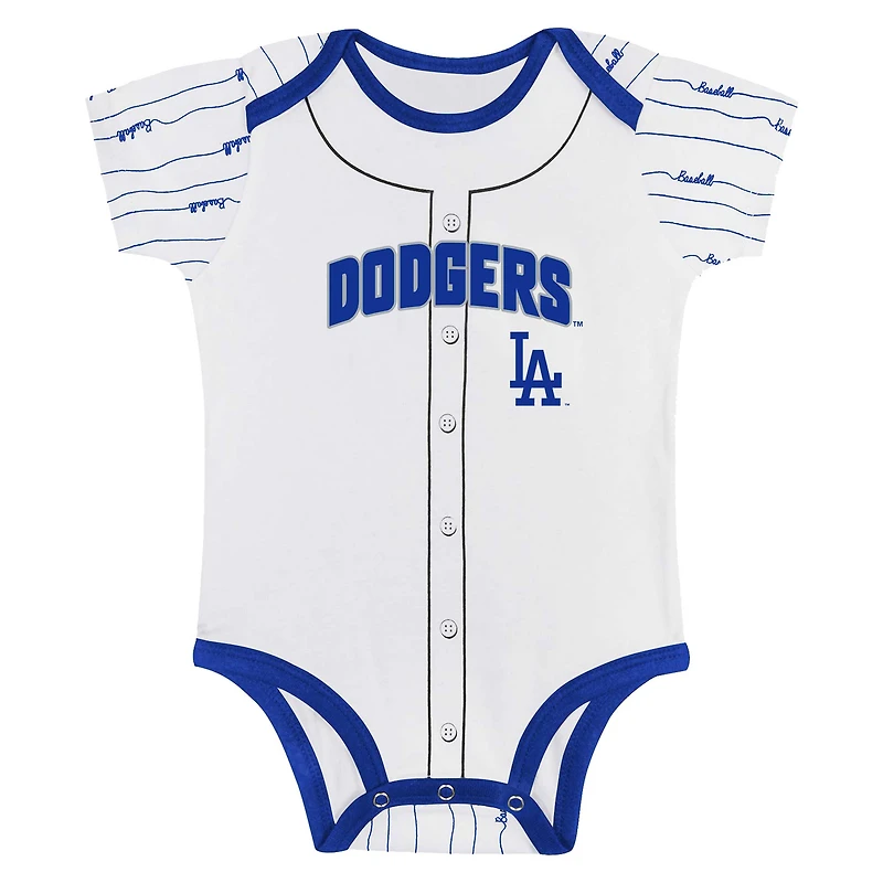 Ensemble de 2 bodys Play Ball des Dodgers Los Angeles pour bébé