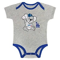 Ensemble de 2 bodys Play Ball des Dodgers Los Angeles pour bébé