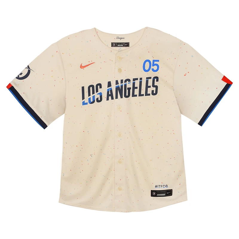 Infant Nike Freddie Freeman Cream Los Angeles Dodgers 2024 City Connect Limited Player Jersey