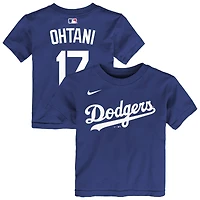 Infant Nike Shohei Ohtani Rush Blue Los Angeles Dodgers Name & Number T-Shirt