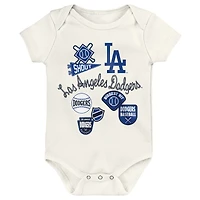 Infant Outerstuff Los Angeles Dodgers Home Plate 3-Piece Creeper Set
