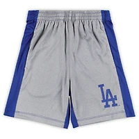 Infant Royal/Heather Gray Los Angeles Dodgers Stealing Homebase 2.0 T-Shirt & Shorts Set
