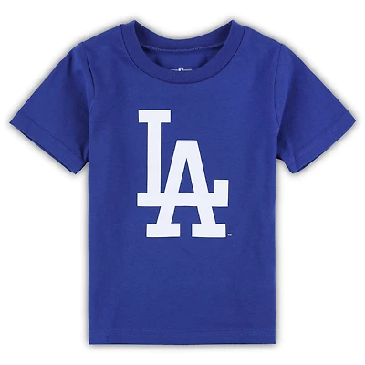T-shirt à logo principal de l'équipe Royal Los Angeles Dodgers pour bébé