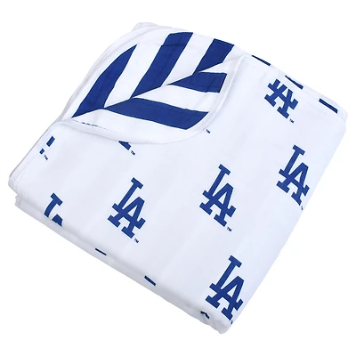 Couverture en mousseline 4 couches pour bébé Three Little Anchors des Dodgers de Los Angeles, 47" x 47"