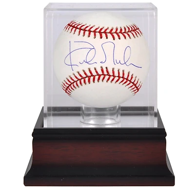 Kirk Gibson Los Angeles Dodgers Autographed Baseball and Mahogany Baseball Display Case