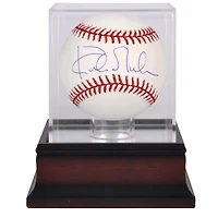 Kirk Gibson Los Angeles Dodgers Autographed Baseball and Mahogany Baseball Display Case