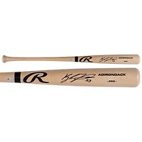 Bâton Rawlings Pro blond autographié par Kyle Tucker des Dodgers de Los Angeles