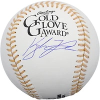 Balle de baseball autographiée par Kyle Tucker des Dodgers de Los Angeles, gant d'or avec logo,