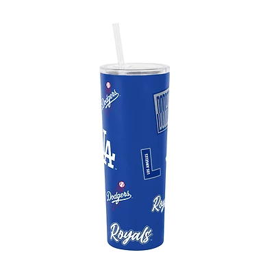 Logo Brands Los Angeles Dodgers 30oz Dreamweave Straw Tumbler