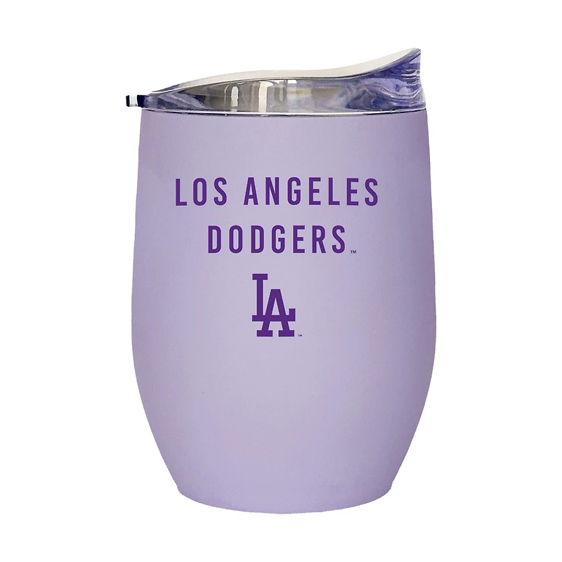 Dodgers de Los Angeles 16oz. Gobelet incurvé doux au toucher lavande
