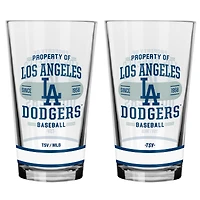 Ensemble de 2 verres à mélanger Los Angeles Dodgers