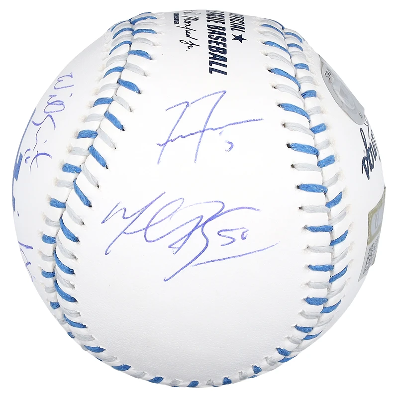 Balle de baseball Los Angeles Dodgers, champions des Séries mondiales 2025, autographiée par l'équipe (7 signatures) - Édition limitée à 50 exemplaires
