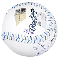 Balle de baseball Los Angeles Dodgers, champions des Séries mondiales 2025, autographiée par l'équipe (7 signatures) - Édition limitée à 50 exemplaires