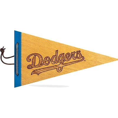 Fanion en bois Los Angeles Dodgers 7" x 12"