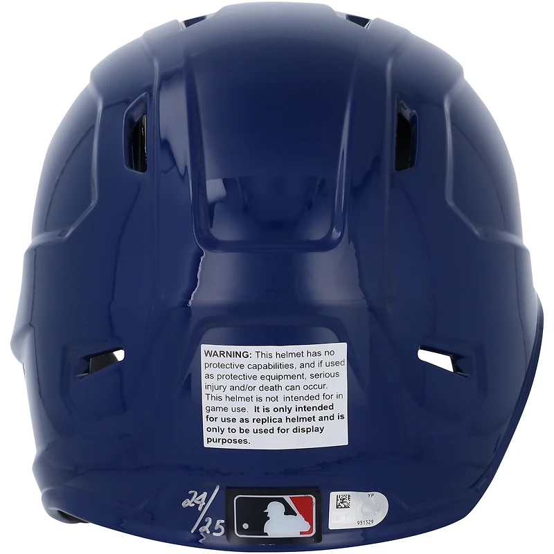 Los Angeles Dodgers Autographed 2024 World Series Champions Rawlings Replica Batting Helmet with 8 Signatures and Multiple Inscriptions - Limited Edition of 25