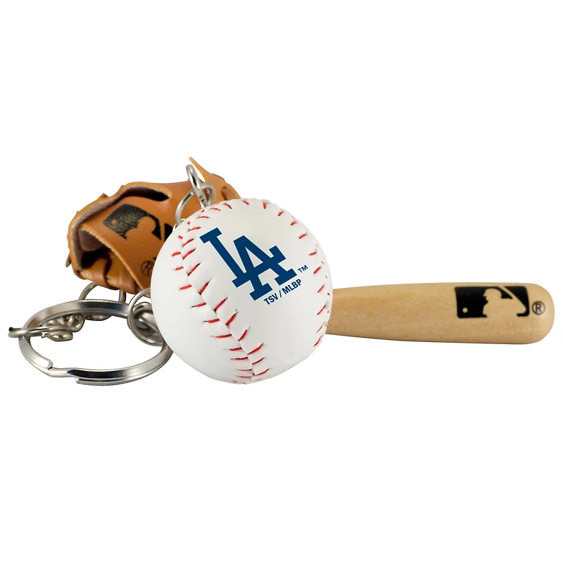 Los Angeles Dodgers - Porte-clés Bat Ball & Glove