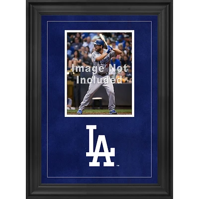 Cadre photo vertical de luxe encadré 8" x 10" des Dodgers de Los Angeles avec logo de l'équipe