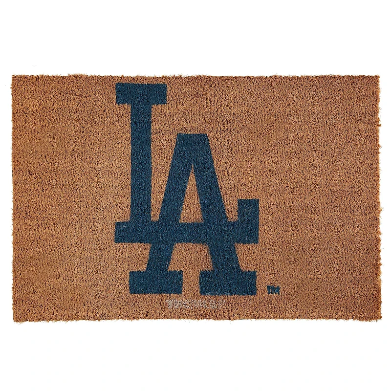 Paillasson en fibre de coco Los Angeles Dodgers Logo 20'' x 30''