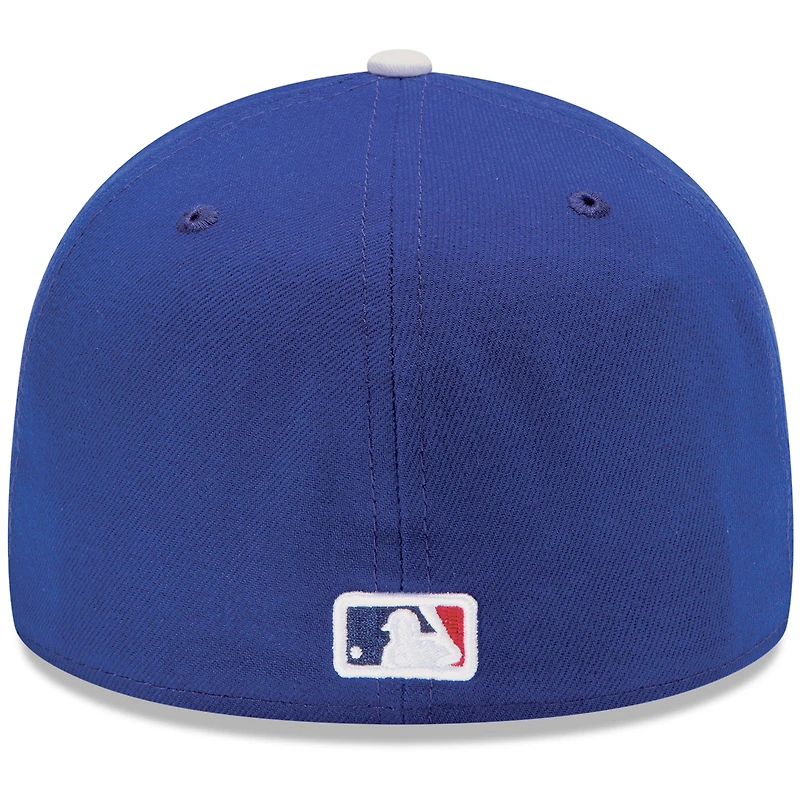 Los Angeles Dodgers New Era Game Authentic Collection On-Field Low Profile 59FIFTY - Chapeau ajusté Royal