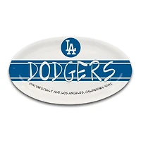 Plat de service ovale des Dodgers de Los Angeles