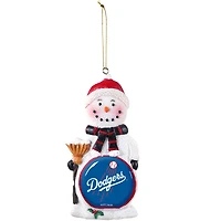 Ornement de bonhomme de neige des Dodgers de Los Angeles