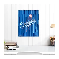 Los Angeles Dodgers 16" x 20" embelli Giclée Print par Charlie Turano III - Dodgers