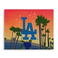 Los Angeles Dodgers Unsigned 16" x 20" Photo Print - Designed by Artist Maz Adams